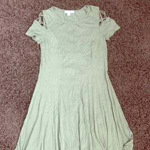 Green boutique dress
